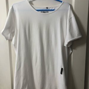 Alphalete white scoop neck